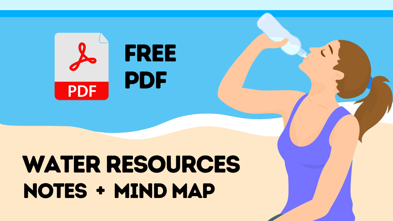 Water Resources Class 10 Notes | Class 10 Geography with Mind Map, NCERT Solution