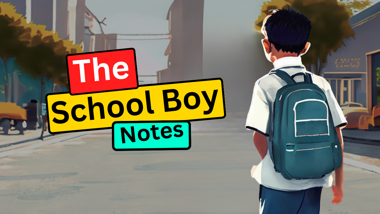 The School Boy Summary Class 8 English HoneyDew